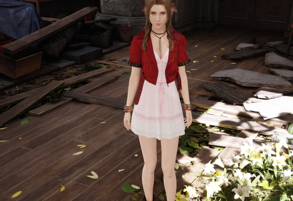 《最終幻想7：重制版》愛麗絲短裙MOD