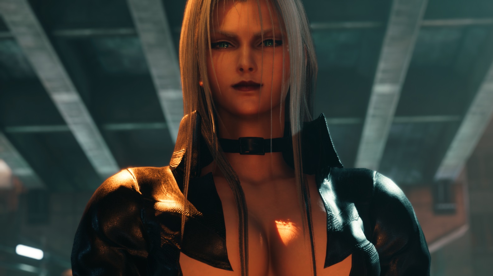 《最終幻想7：重制版》女性版薩菲羅斯MOD