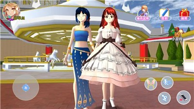 櫻花校園粉色少女