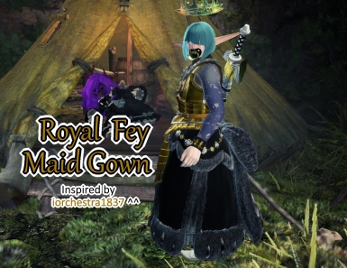 《怪物獵人世界：冰原》花哨女仆禮服MOD