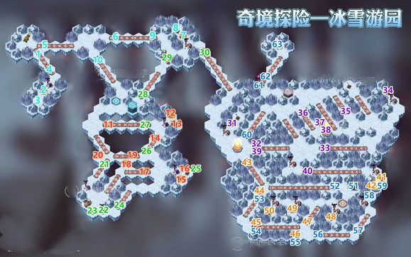 《劍與遠(yuǎn)征》冰雪游園通關(guān)路線分享