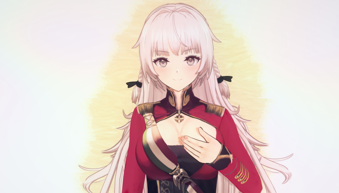 《戀活Sunshine》白發紅衣制服美少女MOD