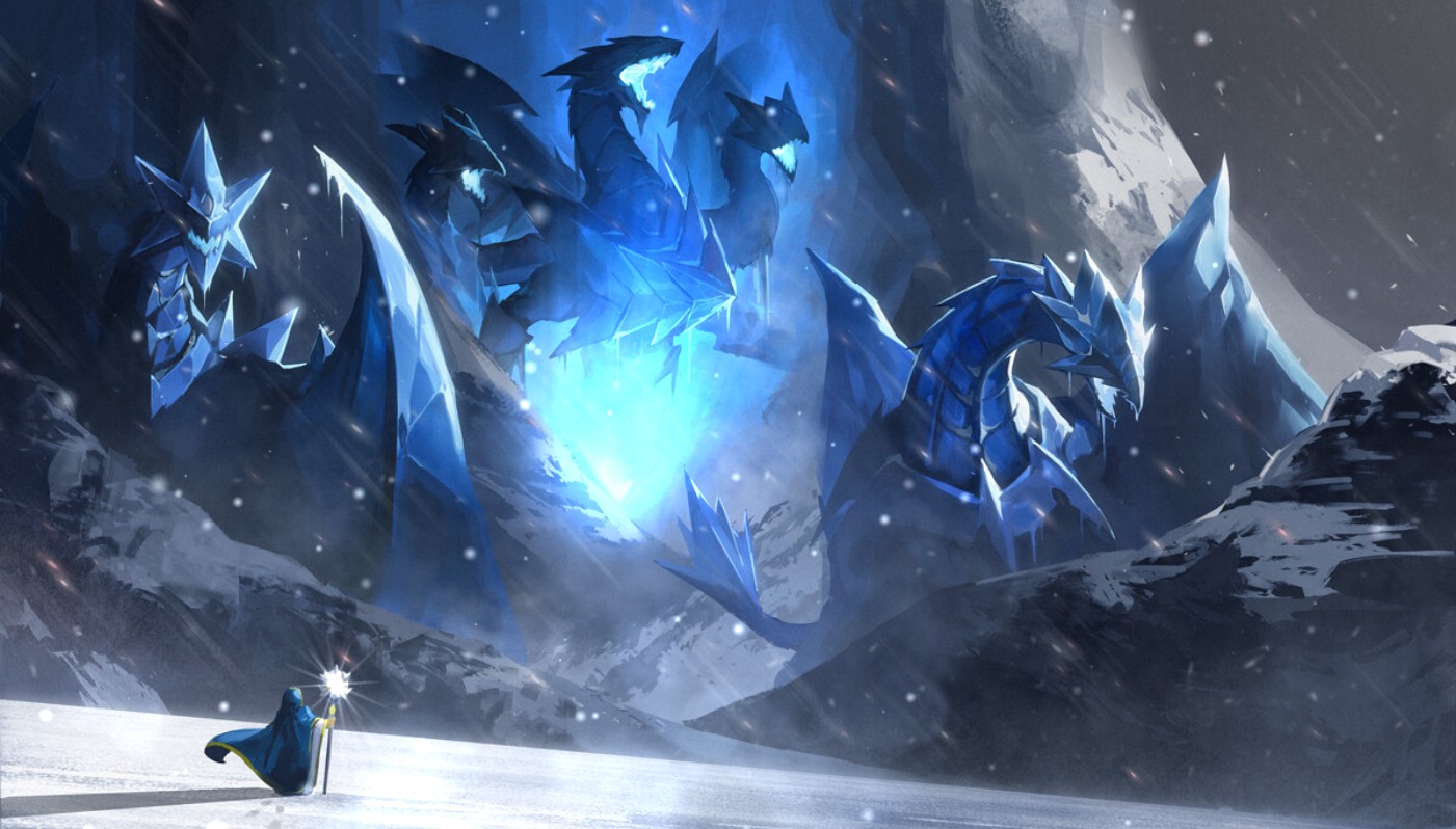 《Wallpaper Engine》游戲王冰結界之龍繪圖動態壁紙