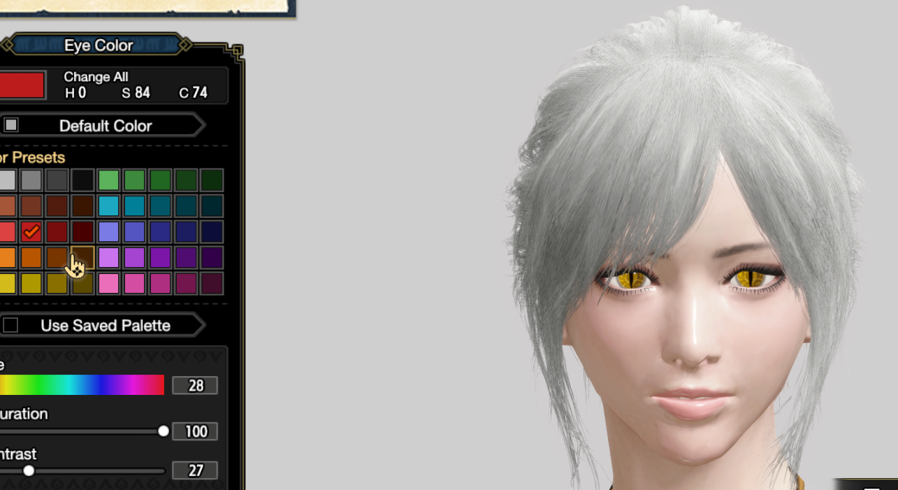 《怪物獵人：崛起》玩家角色惡魔之眼形象MOD