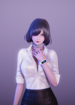 《AI少女》制服短裙短發御姐MOD