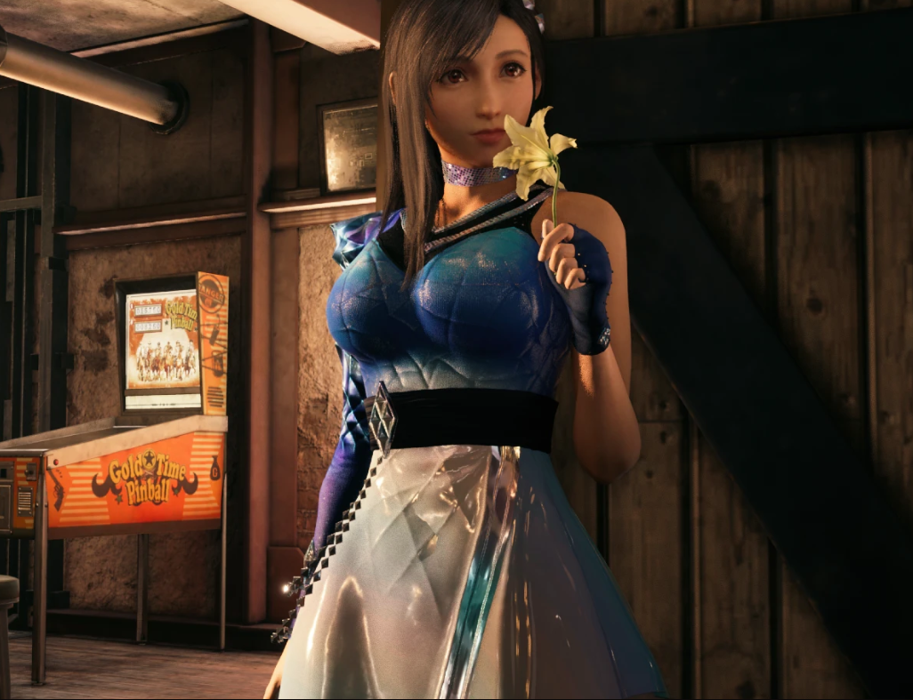 《最終幻想7：重制版》蒂法cos女團kda阿貍MOD