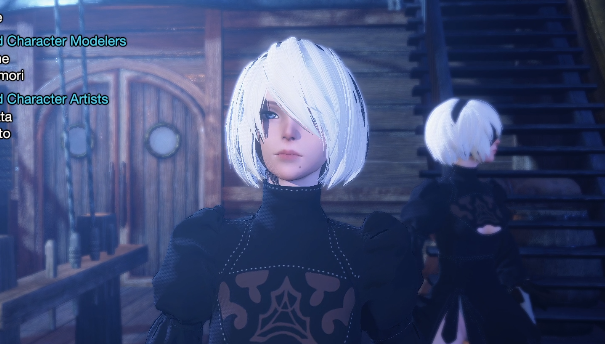 《怪物獵人崛起：曙光》尼爾2B小姐姐替換NPC羅德娜MOD