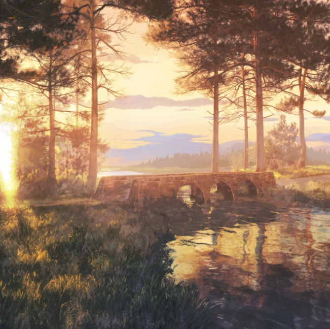 《Wallpaper Engine》橋邊的黃昏高清動態壁紙