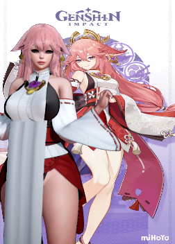 《AI少女》浮世笑百姿八重神子MOD