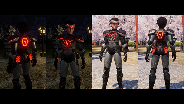 《幻獸帕魯》暗紅色的鋼板盔甲MOD