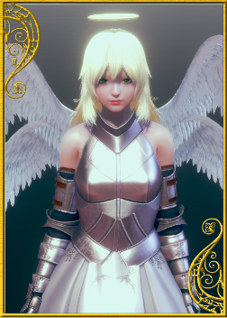 《AI少女》金發藍瞳光環女天使MOD