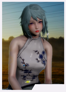 《AI少女》典雅氣質(zhì)青花瓷旗袍御姐MOD