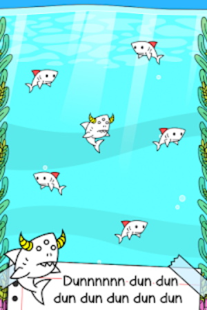 鯊魚進化合并點擊