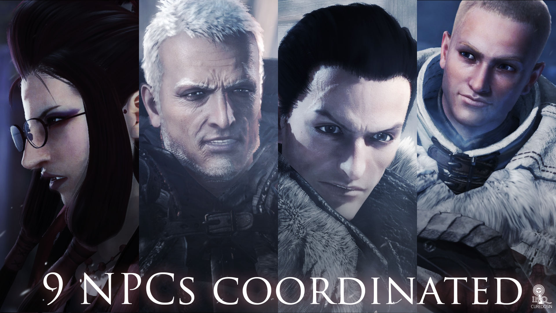 《怪物獵人世界：冰原》9個NPC面容美化MOD