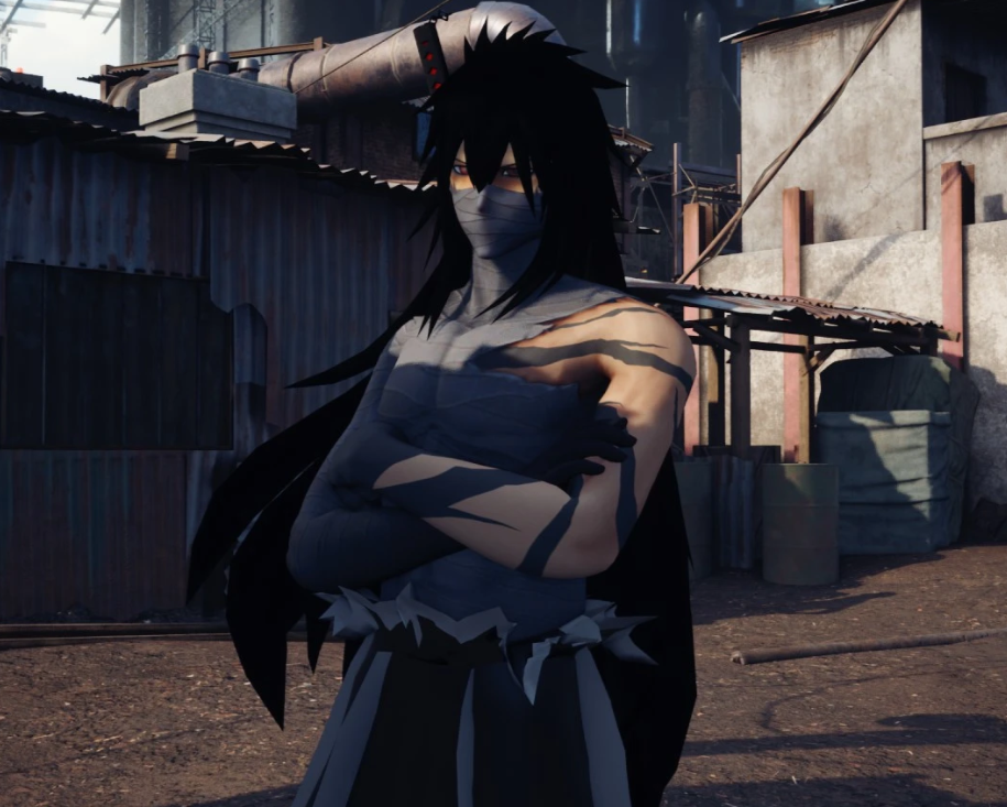 《最終幻想7：重制版》死神黑崎一護無月替換克勞德MOD