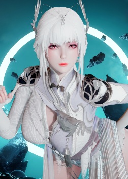 《AI少女》未來風白色系性感美人MOD