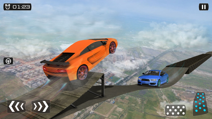 天空賽道終極汽車特技比賽