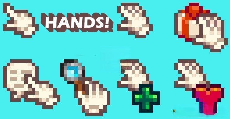 《星露谷物語》小白手鼠標光標MOD