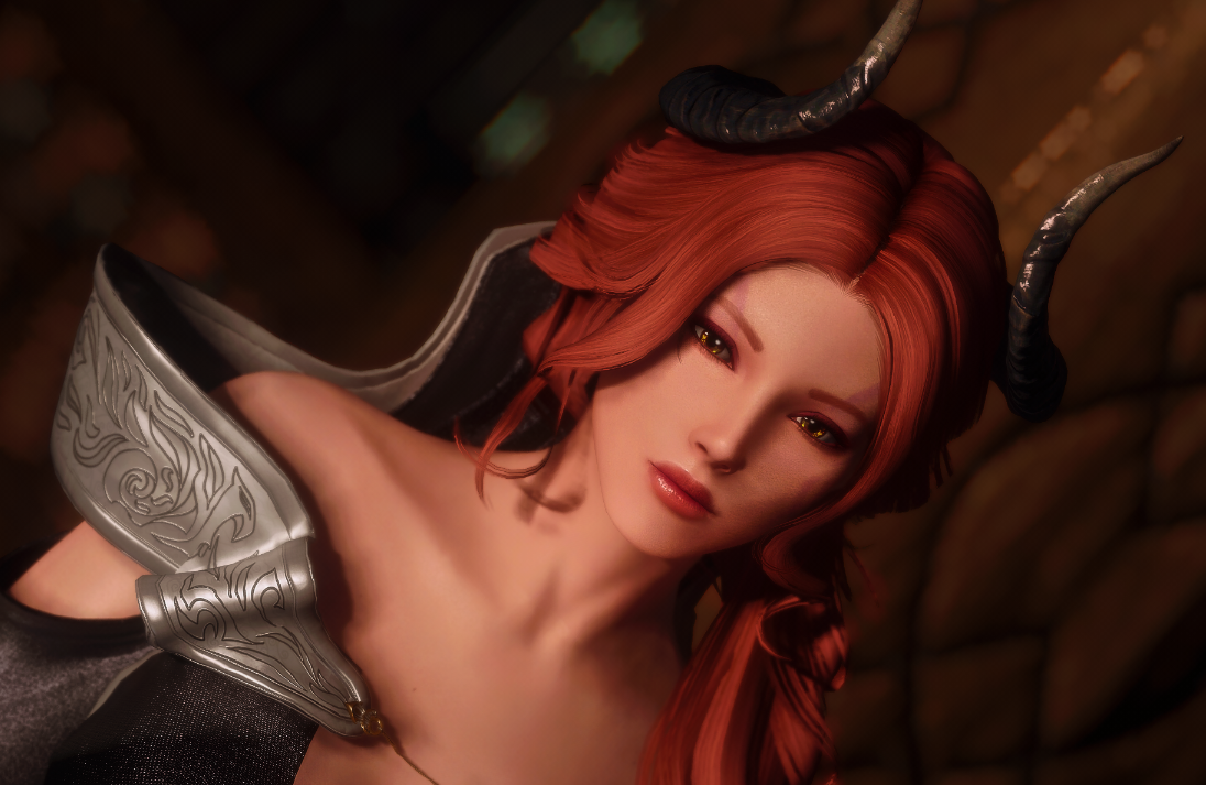 《上古卷軸5：天際重制版》性感地獄女魅魔預(yù)設(shè)MOD