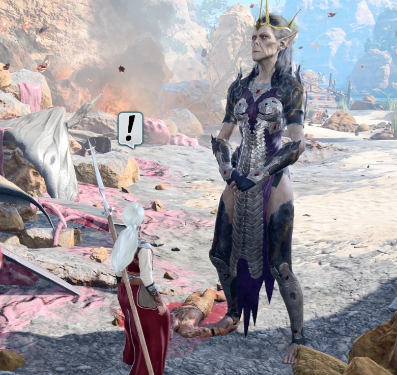 《博德之門3》與弗拉基斯戰斗MOD