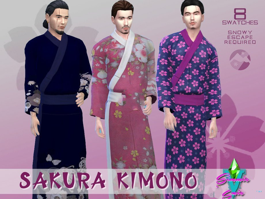 《模擬人生4》男士櫻花服裝MOD