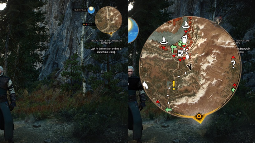 《巫師3次世代版》更好的小地圖MOD
