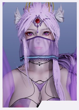 《AI少女》紫色系魔改貂蟬MOD