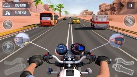 摩托交通賽車3D