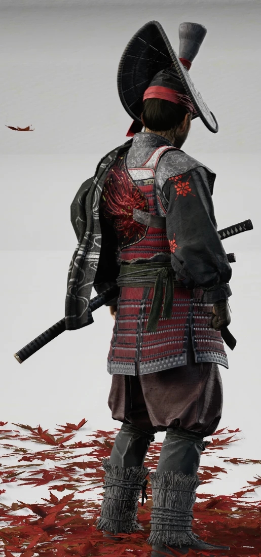 《對馬島之魂：導演剪輯版》忠賴的鎧甲去毛皮MOD