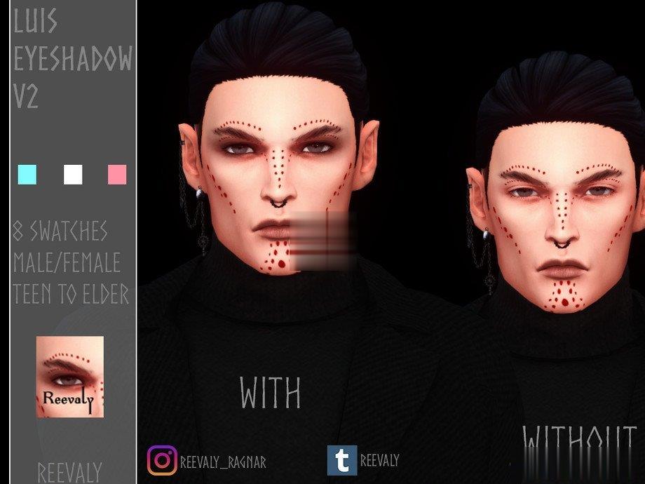 《模擬人生4》奇特的眼影MOD