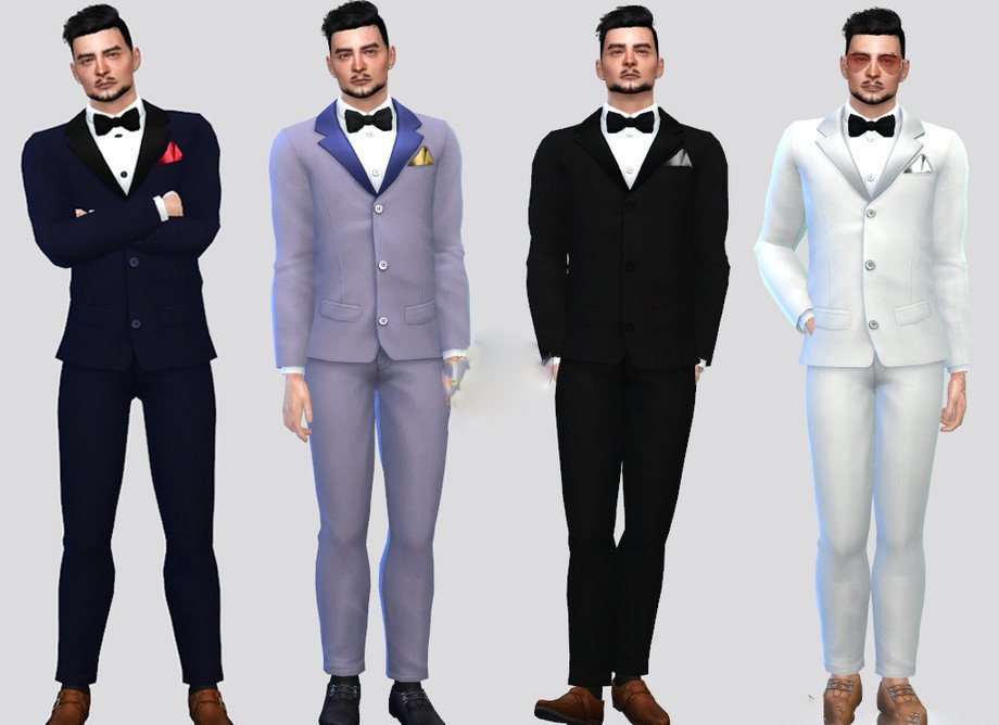 《模擬人生4》男士帥氣西服套裝MOD