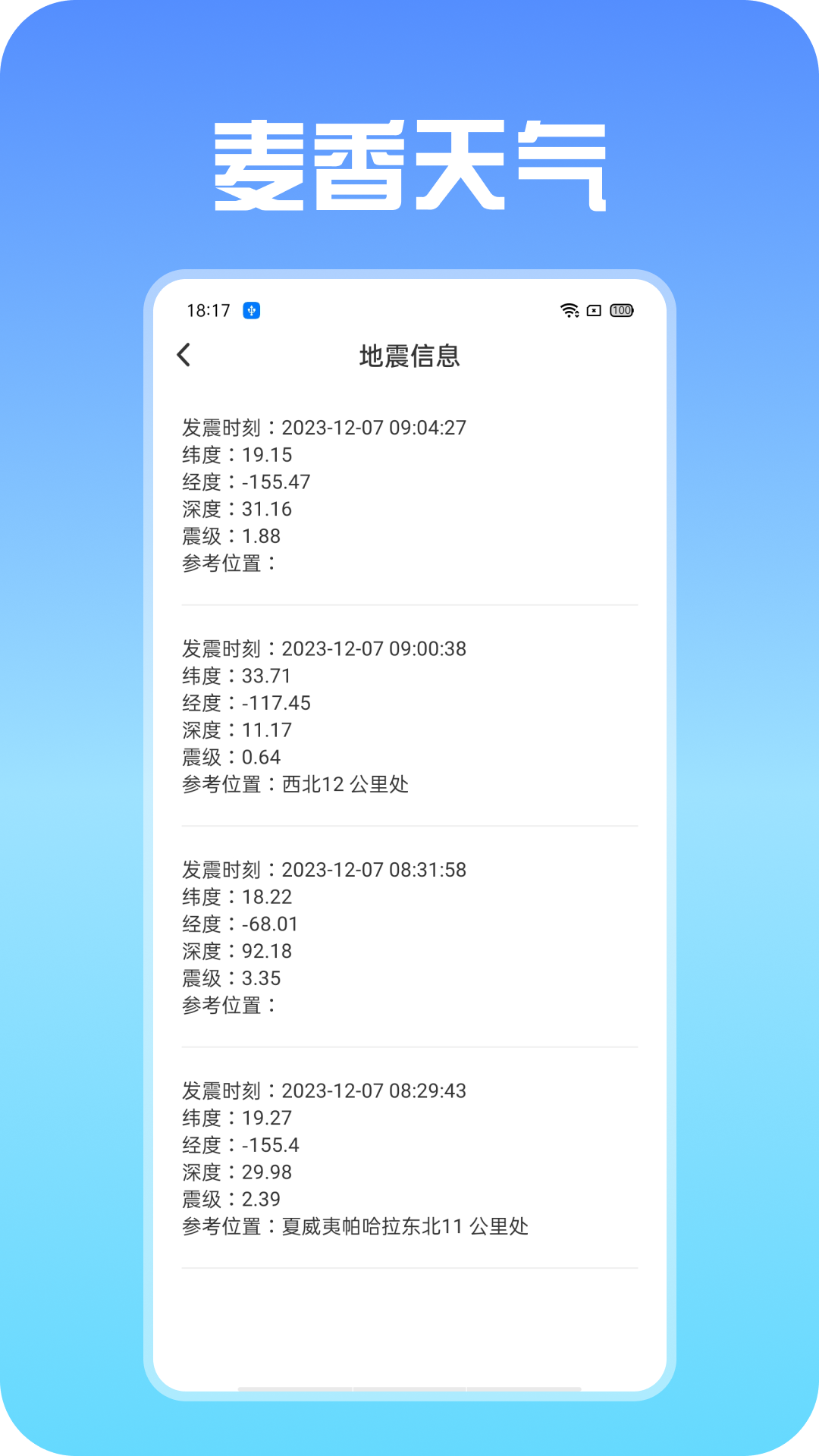 麥香天氣