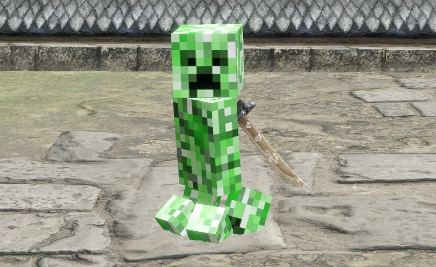《怪物獵人：崛起》我的世界苦力怕寵物MOD