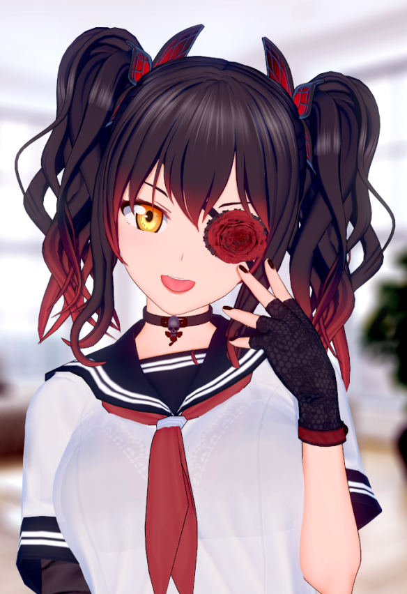 《戀活Sunshine》中二病雙馬尾眼罩美少女MOD