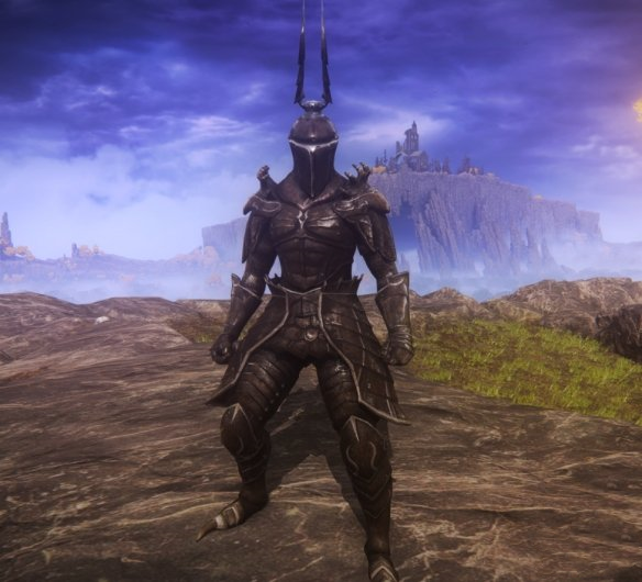 《艾爾登法環》惡魔之魂幽暗套裝取代戰鬼鎧甲MOD