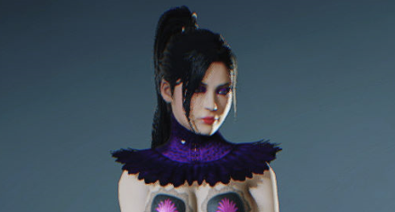 《生化危機2：重制版》艾達克萊爾美艷濃妝紫色羽毛服MOD