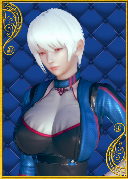 《AI少女》銀發(fā)紅眼紫色緊身衣御姐MOD