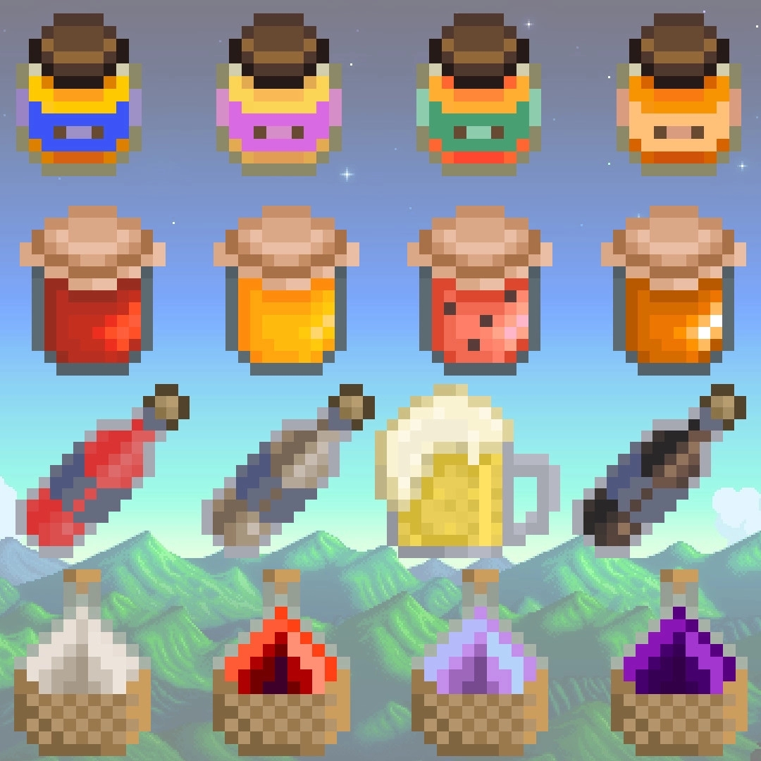 《星露谷物語》制造商品美化包MOD