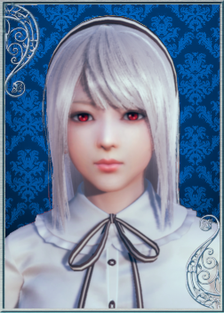 《AI少女》白色披肩發紅色瞳孔冷酷小姐姐MOD