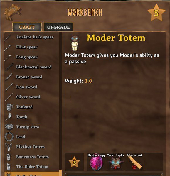 《Valheim：英靈神殿》可制作的圖騰MOD