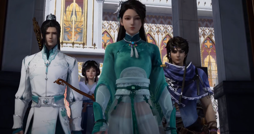 《仙劍奇?zhèn)b傳7》月清疏半透明流紗裙MOD[正式版]