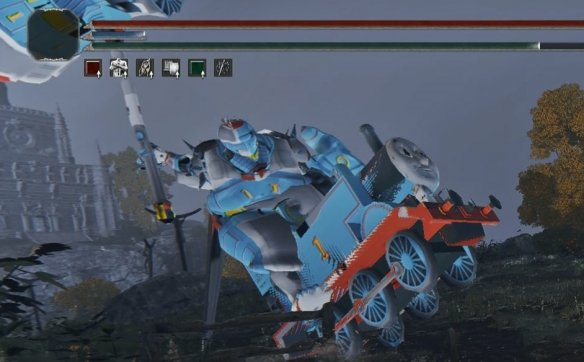《艾爾登法環》超級托馬斯火車替換大樹守衛MOD