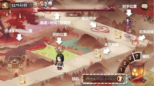 《陰陽(yáng)師》紅葉行狩飛行棋玩法攻略