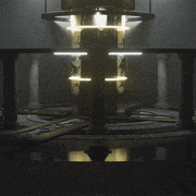 《Wallpaper Engine》科幻風中央機器旋轉展示動態壁紙
