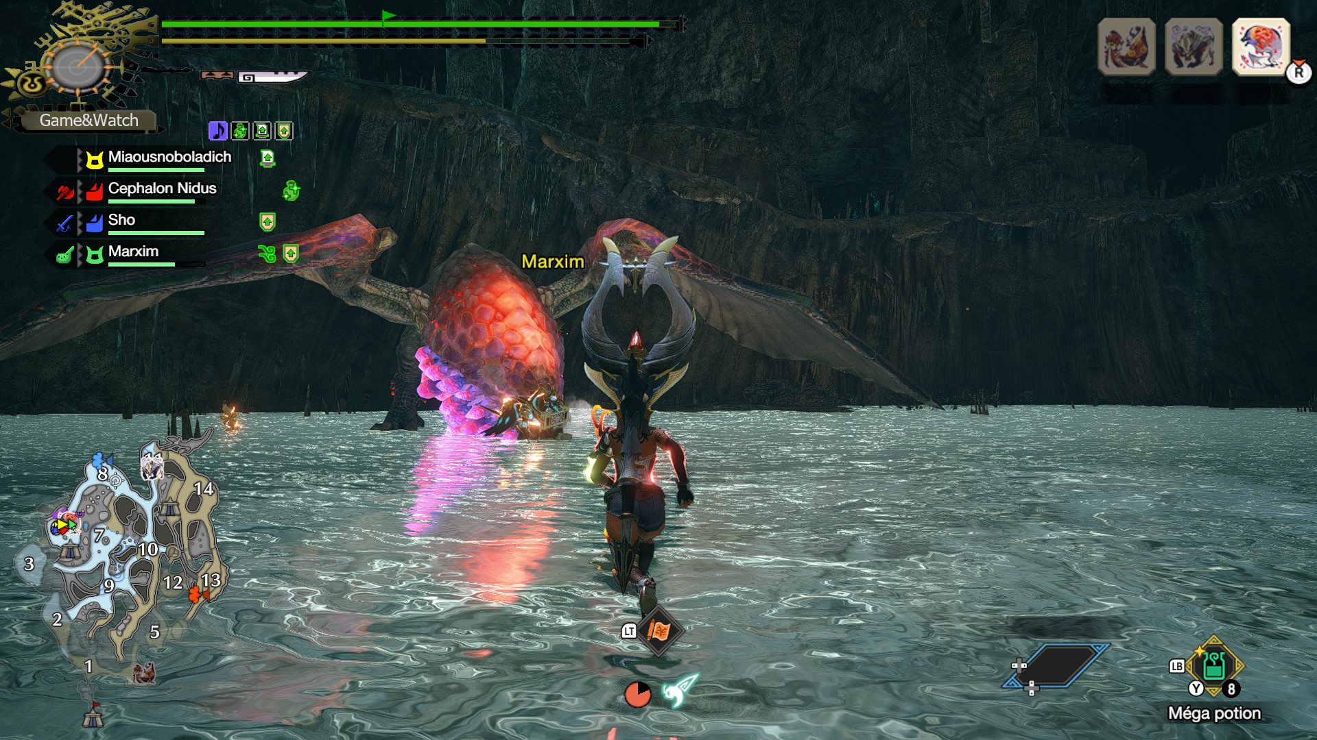 《怪物獵人：崛起》復古風格UI界面MOD