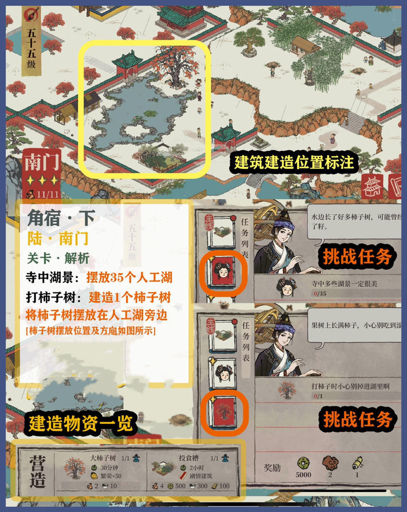 《江南百景圖》東宮蒼龍角宿全關(guān)卡三星攻略