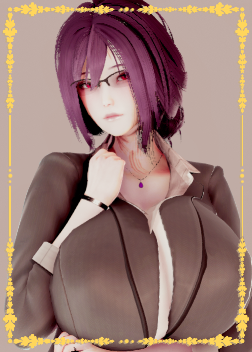 《AI少女》紫發文靜女教師MOD