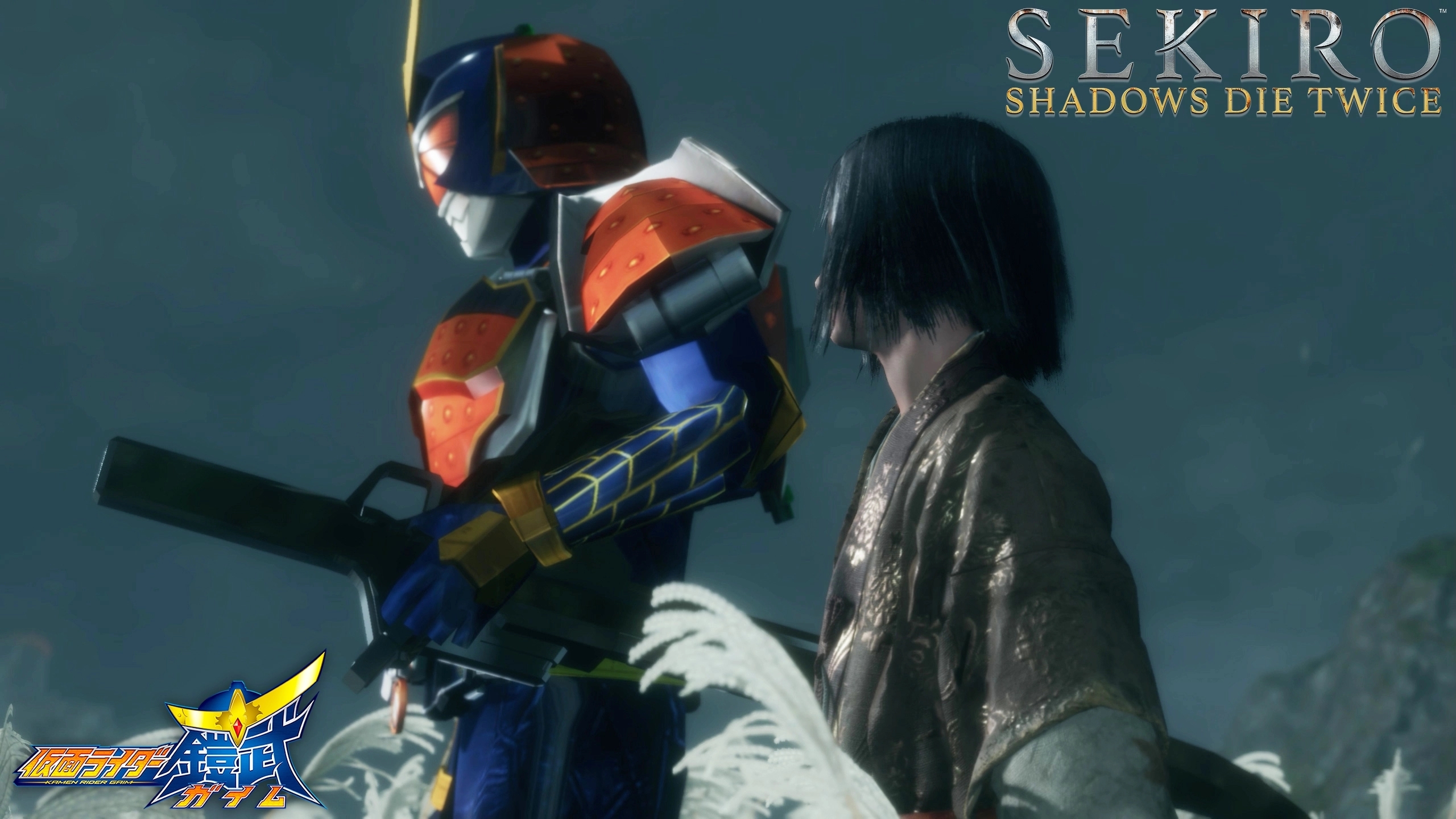 《只狼：影逝二度》假面騎士鎧武替換狼外觀MOD