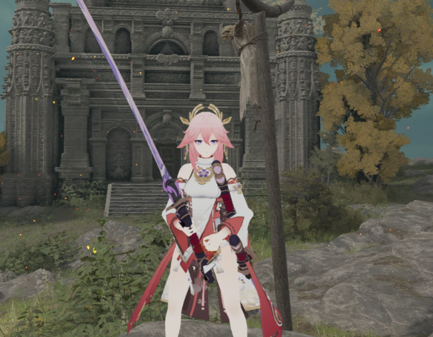 《艾爾登法環》原神八重神子MOD