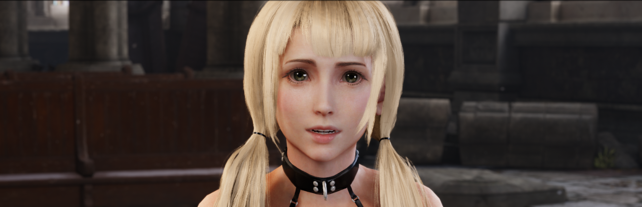 《最終幻想7：重制版》愛麗絲嬌小完美愛戀衣金發(fā)雙馬尾MOD
